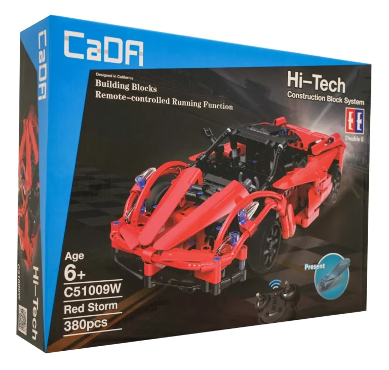 Cada Rc Sportski Auto Crveni 380 Dijelova 6+ 7