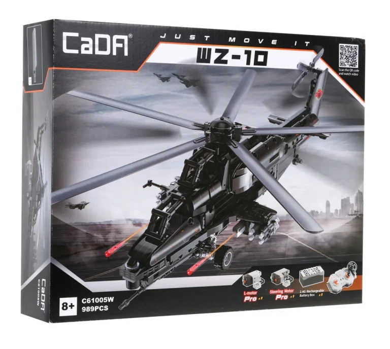 Cada Wz 10 Borbeni Helikopter Rc 989 Dijelova 8+ 3
