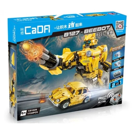 Cada Kocke 2u1 Robot I Auto Rc 1124 Dijela 6+ 1