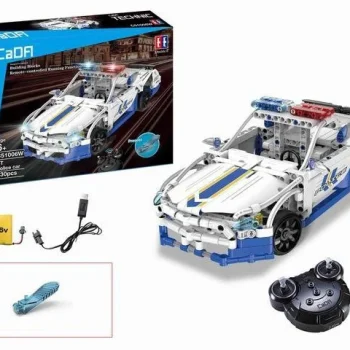 Cada Policijski Auto R/c Sa Svjetlima 430 Dijelova 6+ 2