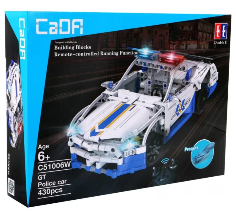 Cada Policijski Auto R/c Sa Svjetlima 430 Dijelova 6+ 7