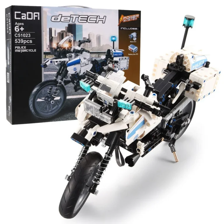 Cada Policijski Motocikl R/c 539 Dijelova 6+ 1