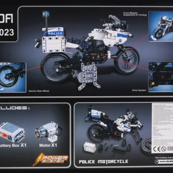 Cada Policijski Motocikl R/c 539 Dijelova 6+ 10
