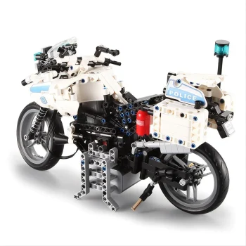 Cada Policijski Motocikl R/c 539 Dijelova 6+ 7
