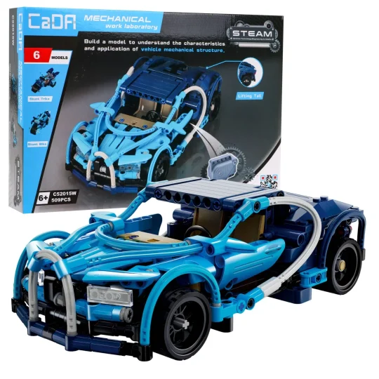 Cada Set 6 Kaskaderskih Vozila 509 Dijelova 6+ 1