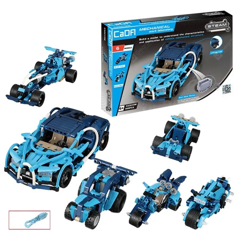 Cada Set 6 Kaskaderskih Vozila 509 Dijelova 6+ 3