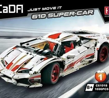 Cada Tehničke Kocke 610 Super Car 1696 Dijelova 8+ 4
