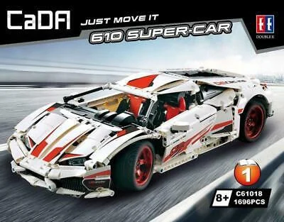 Cada Tehničke Kocke 610 Super Car 1696 Dijelova 8+ 4