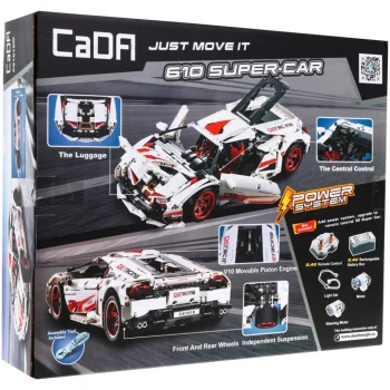 Cada Tehničke Kocke 610 Super Car 1696 Dijelova 8+ 6