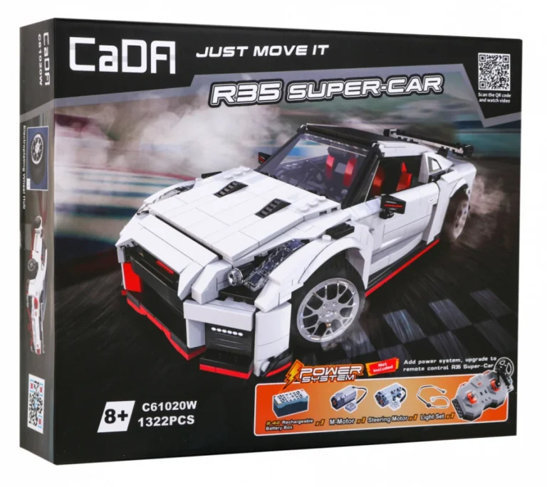 Cada Tehničke Kocke R35 Super Car 1322 Dijela 8+ 5