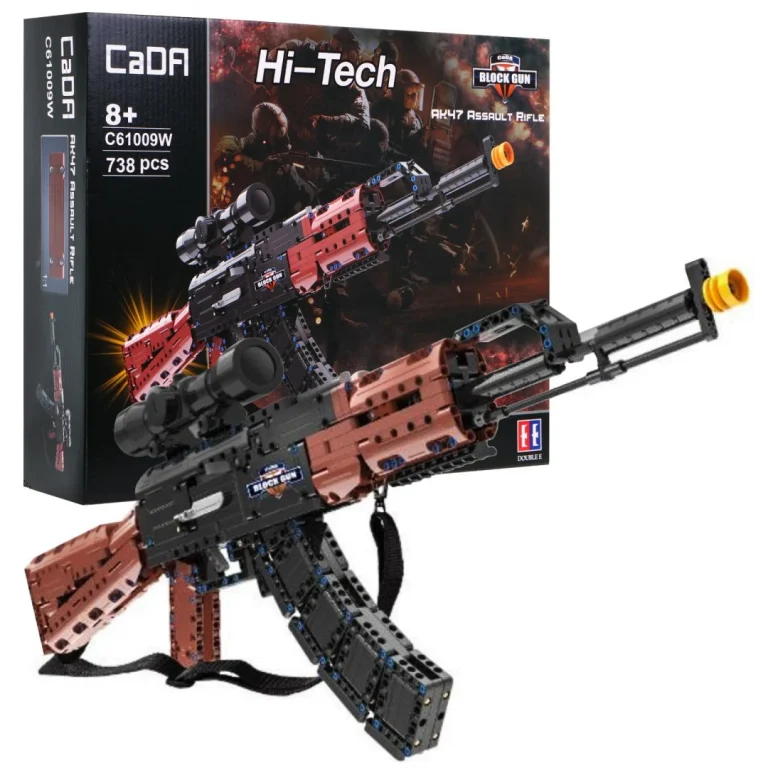 Cada Tehničke Kocke Puška Ak47 738 Dijelova 6+ 1