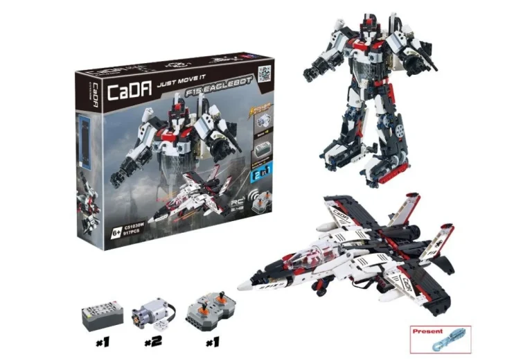 Cada Tehničke Kocke Robot/avion R/c 917 Dijelova 6+ 1