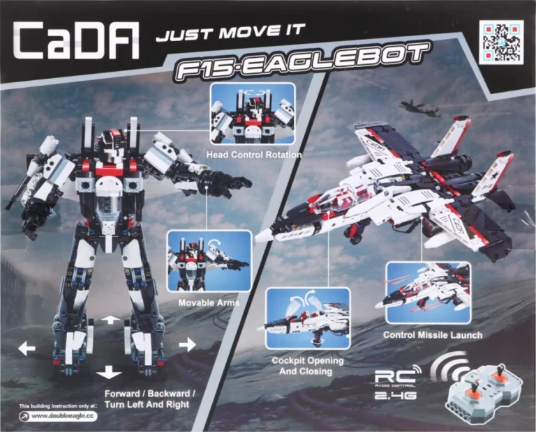 Cada Tehničke Kocke Robot/avion R/c 917 Dijelova 6+ 4