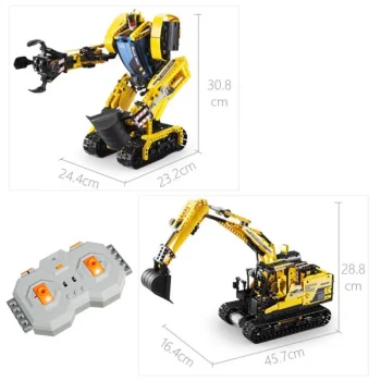 Cada Tehničke Kocke Robot/bager R/c 930 Dijelova 6+ 3