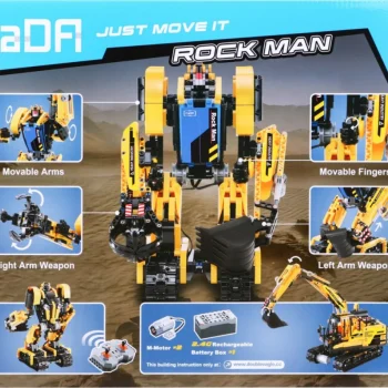 Cada Tehničke Kocke Robot/bager R/c 930 Dijelova 6+ 5