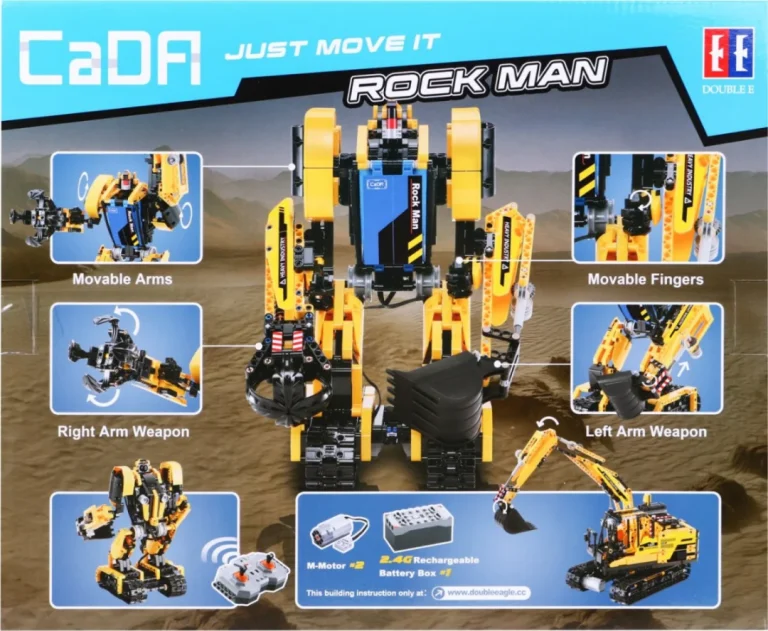 Cada Tehničke Kocke Robot/bager R/c 930 Dijelova 6+ 5