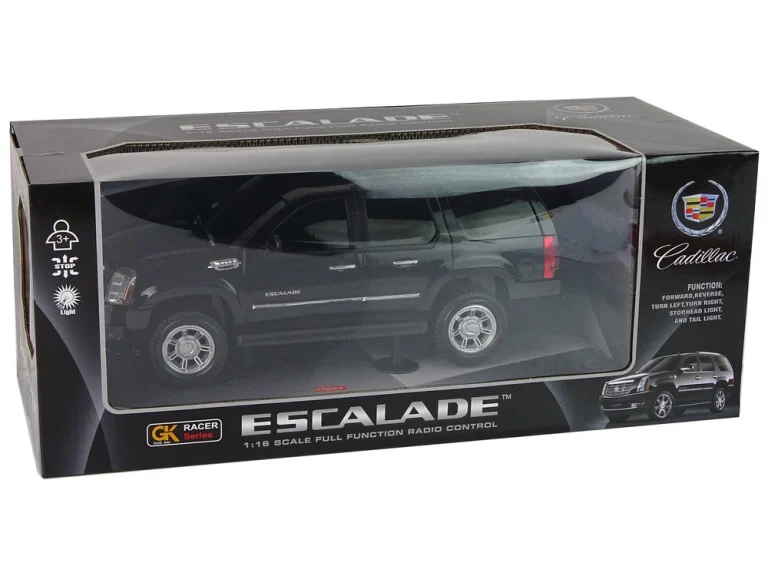 Cadillac Escalade R/c Auto Sa Crnim Svjetlima I Zvukom 1:16 7