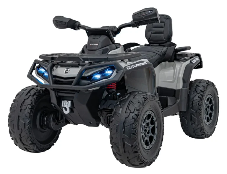 Can Am Outlander Atv Quad Na Akumulator 4×200 W, Sivi 1
