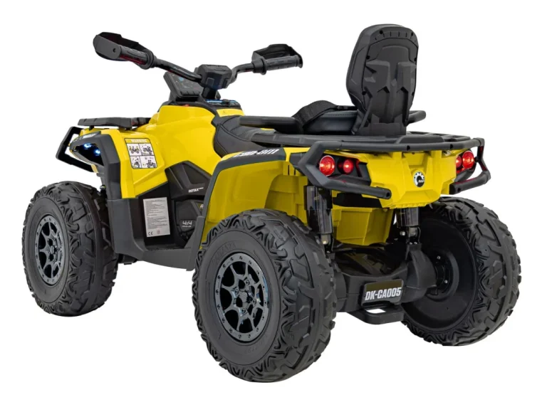 Can Am Outlander Atv Quad Na Akumulator, žuti 7