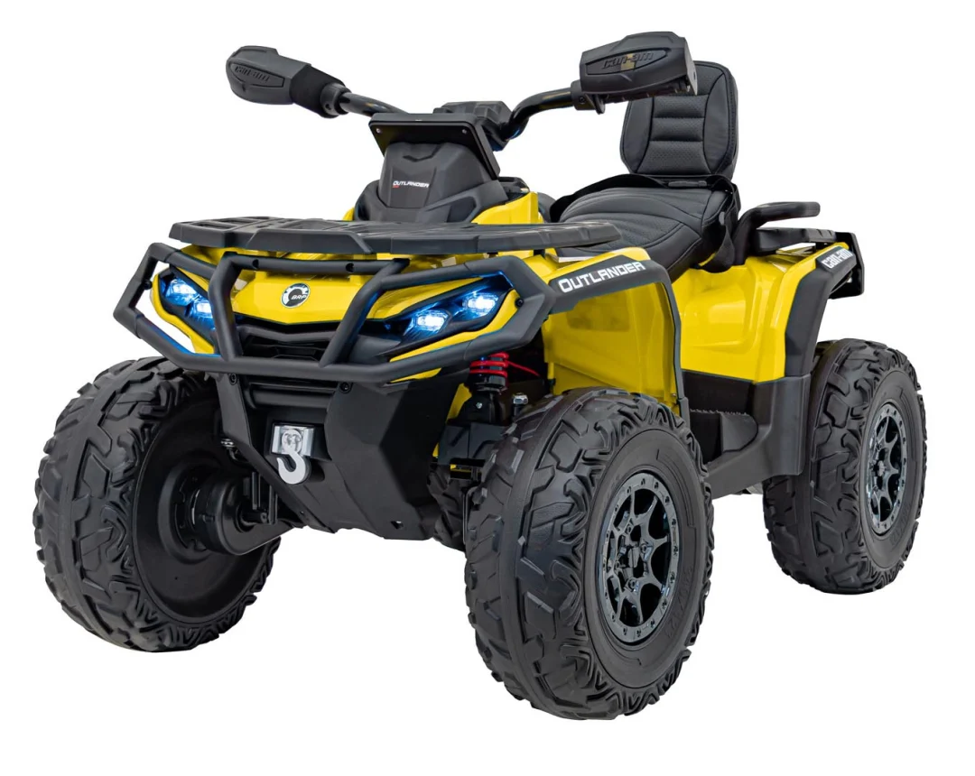 Can Am Outlander Atv Quad S Daljinskim, žuti 1