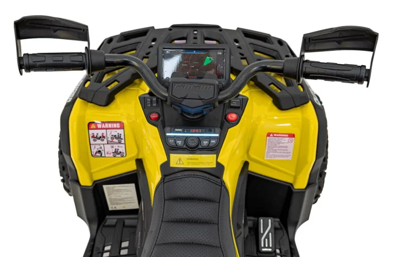 Can Am Outlander Atv Quad S Daljinskim, žuti 13