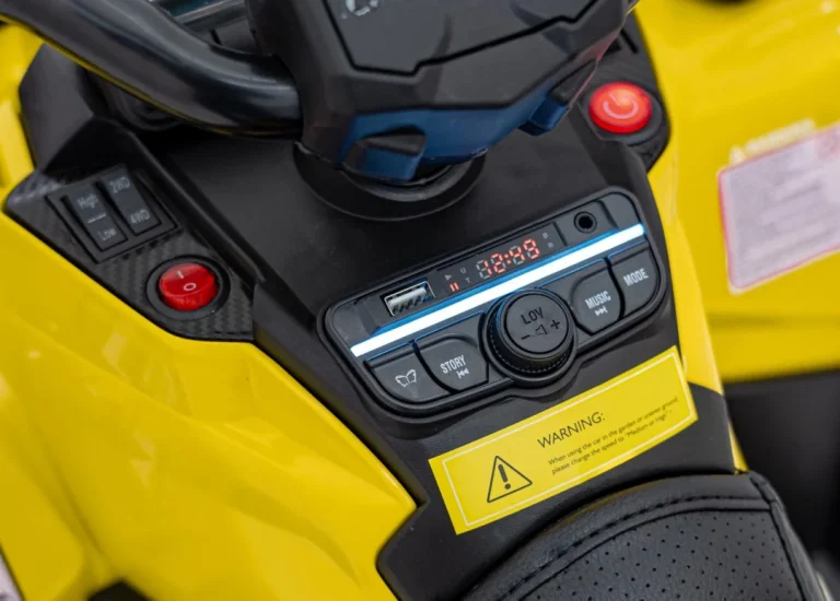 Can Am Outlander Atv Quad S Daljinskim, žuti 15