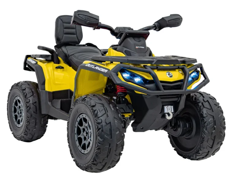 Can Am Outlander Atv Quad S Daljinskim, žuti 5