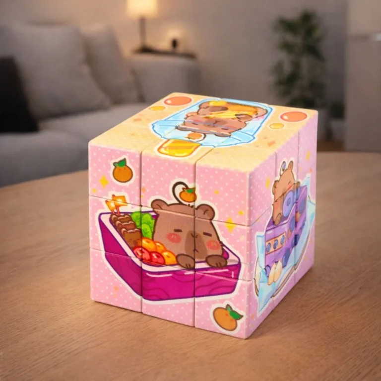 Capybara Edukativna šarena Logička Kocka Slagalica 6x6 Cm 5