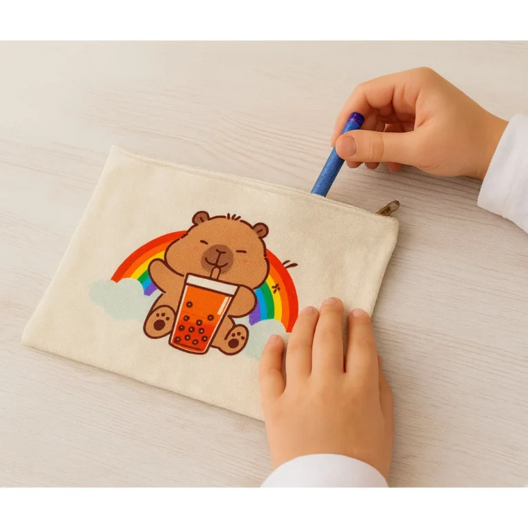 Capybara Kozmetička Torba S Patentnim Zatvaračem, Praktična Za Pernicu Za Dodatke 3