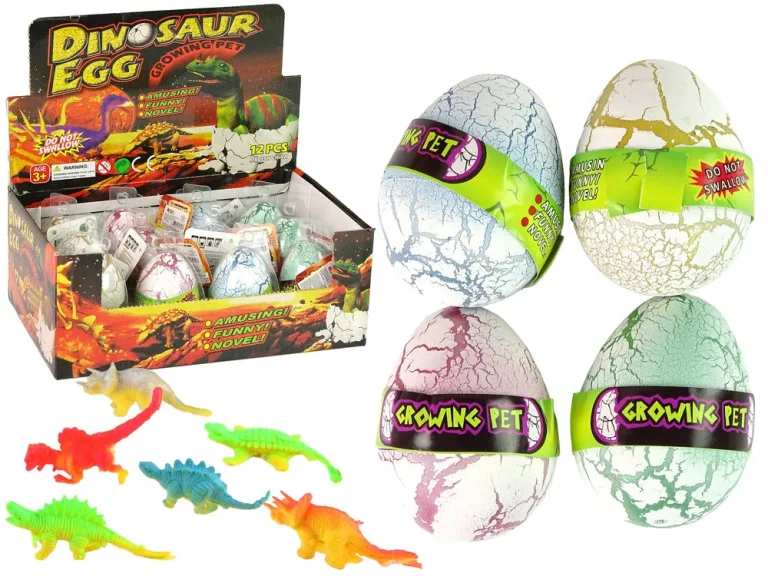 Čarobno Jaje Dinosaura Koje Raste, 6 Cm, Bijelo 1