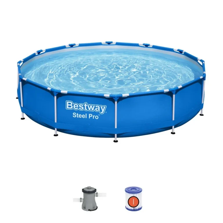 Čelični Pro Frame Bazen 366x76 Okrugli Bestway 3u1 + Filter Pumpe 1