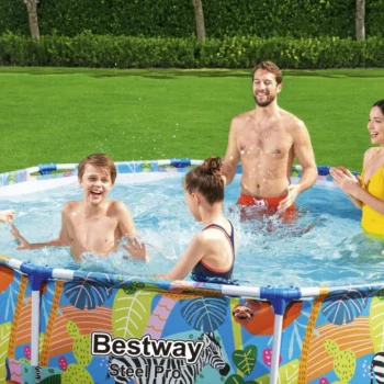 Čelični Pro Frame Bazen Za Djecu Animal World Bestway 305x66cm 10ft 8
