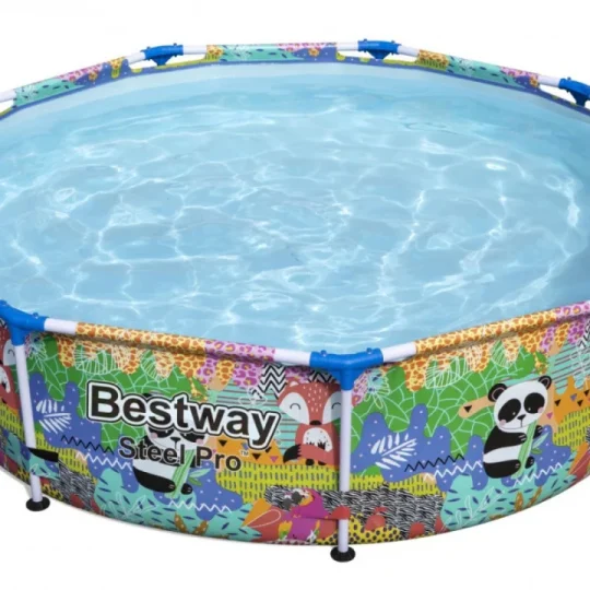 Čelični Pro Frame Bazen Za Djecu Životinje Svijeta Bestway 274x66cm 9ft 1