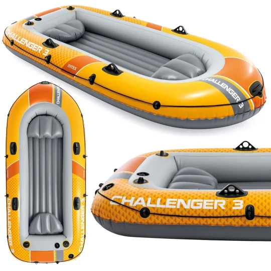 Challenger Ribarski Brod Za 3 Osobe 320 Kg 295 × 137 × 43 Cm Intex 66313 1