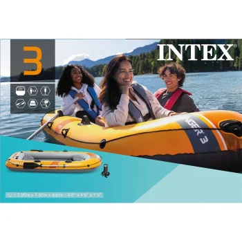 Challenger Ribarski Brod Za 3 Osobe 320 Kg 295 × 137 × 43 Cm Intex 66313 5