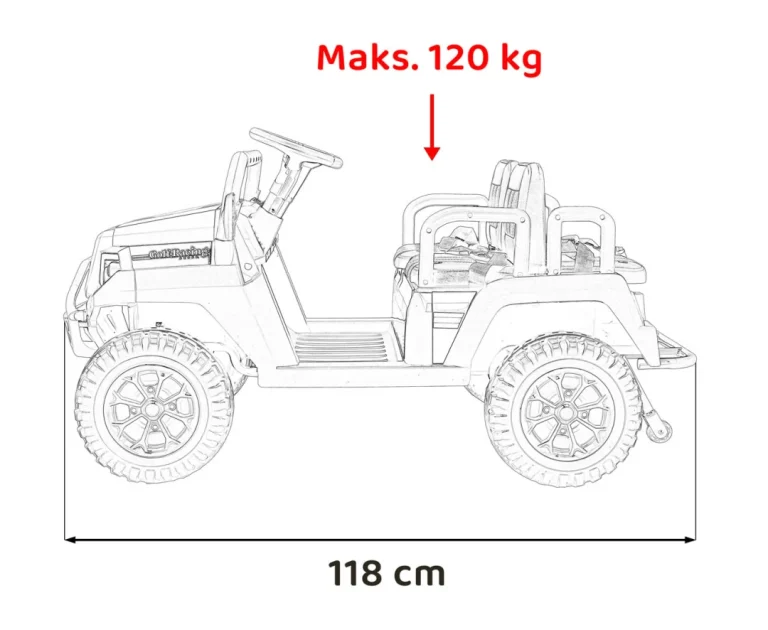 Champion Bijeli Buggy S 4 Sjedala, Bijela 3