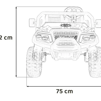 Champion Buggy 4 Sjedala Na Akumulator, Zeleni 2