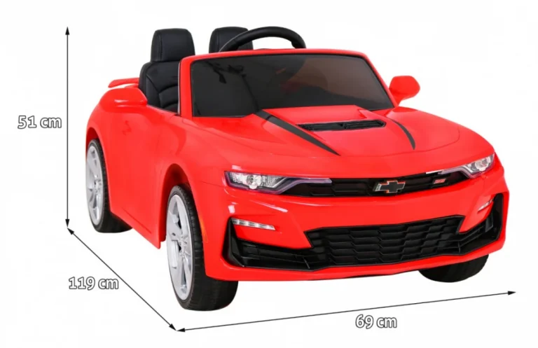 Chevrolet Camaro 2ss Crveni Na Baterije + Daljinski Upravljač, Crvena 2