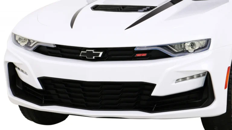 Chevrolet Camaro 2ss Na Baterije Bijeli + Daljinski Upravljač + Eva Kotači + Spori Start + Svjetlosni Zvukovi, Bijela 10