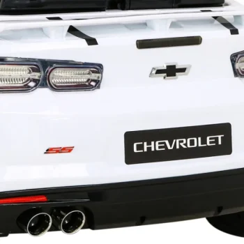 Chevrolet Camaro 2ss Na Baterije Bijeli + Daljinski Upravljač + Eva Kotači + Spori Start + Svjetlosni Zvukovi, Bijela 11