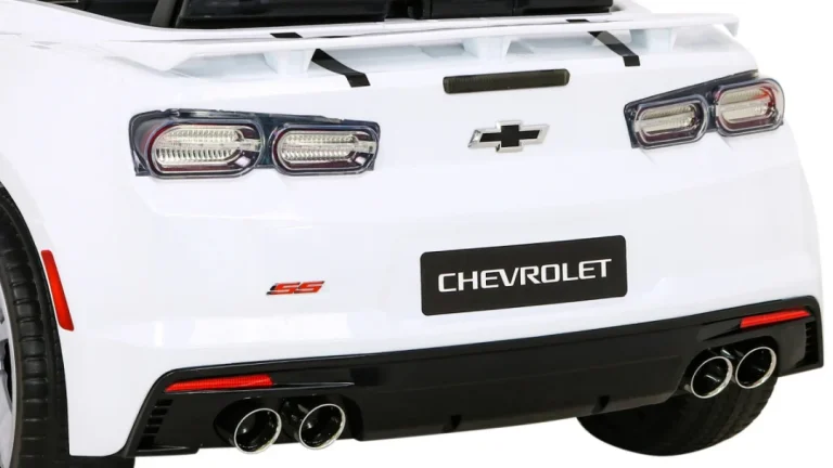 Chevrolet Camaro 2ss Na Baterije Bijeli + Daljinski Upravljač + Eva Kotači + Spori Start + Svjetlosni Zvukovi, Bijela 11