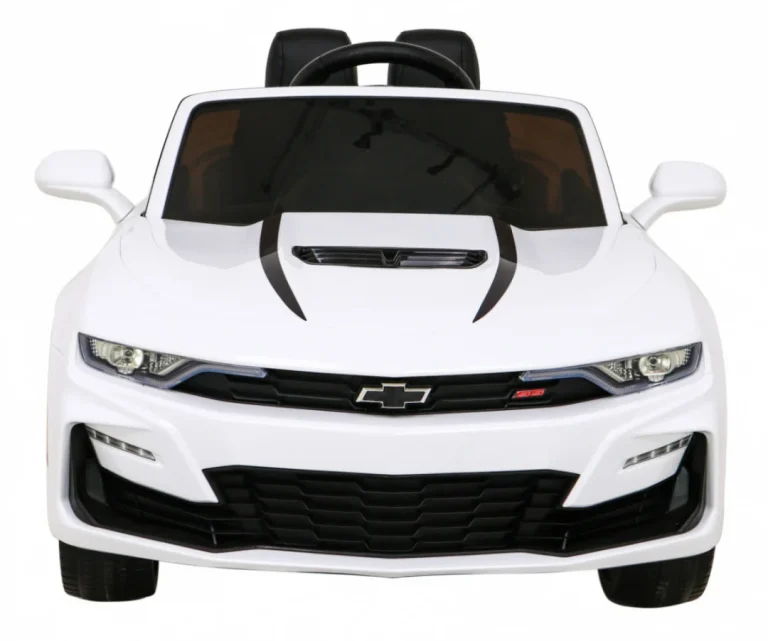 Chevrolet Camaro 2ss Na Baterije Bijeli + Daljinski Upravljač + Eva Kotači + Spori Start + Svjetlosni Zvukovi, Bijela 3