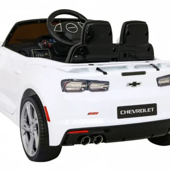 Chevrolet Camaro 2ss Na Baterije Bijeli + Daljinski Upravljač + Eva Kotači + Spori Start + Svjetlosni Zvukovi, Bijela 5