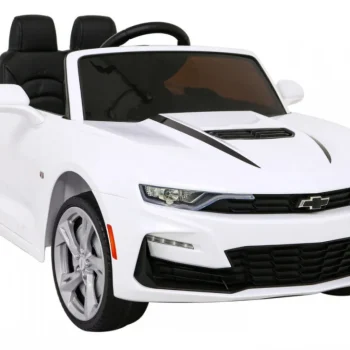 Chevrolet Camaro 2ss Na Baterije Bijeli + Daljinski Upravljač + Eva Kotači + Spori Start + Svjetlosni Zvukovi, Bijela 9