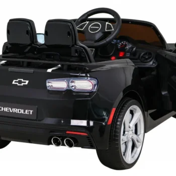 Chevrolet Camaro 2ss Na Baterije Crni + Daljinski Upravljač + Eva Kotači + Spori Start + Svjetlosni Zvukovi, Crna 10