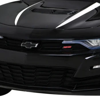Chevrolet Camaro 2ss Na Baterije Crni + Daljinski Upravljač + Eva Kotači + Spori Start + Svjetlosni Zvukovi, Crna 13