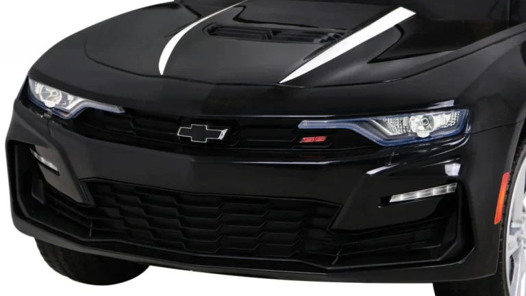 Chevrolet Camaro 2ss Na Baterije Crni + Daljinski Upravljač + Eva Kotači + Spori Start + Svjetlosni Zvukovi, Crna 13
