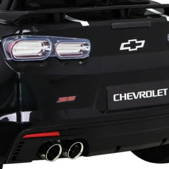 Chevrolet Camaro 2ss Na Baterije Crni + Daljinski Upravljač + Eva Kotači + Spori Start + Svjetlosni Zvukovi, Crna 14