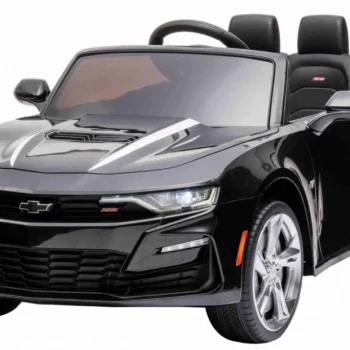 Chevrolet Camaro 2ss Na Baterije Crni + Daljinski Upravljač + Eva Kotači + Spori Start + Svjetlosni Zvukovi, Crna 2