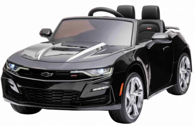 Chevrolet Camaro 2ss Na Baterije Crni + Daljinski Upravljač + Eva Kotači + Spori Start + Svjetlosni Zvukovi, Crna 2